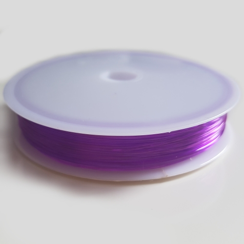 Pruženka kulatá, 0,4-0,6 mm, fialová tmavá, 15-18m