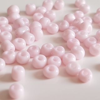 Rokajl perleťový, 4mm, růžová světlá, 50g