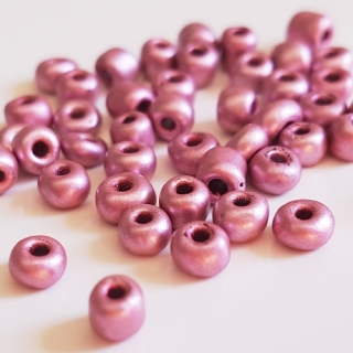 Rokajl metalický, 4mm, růžová, 50g