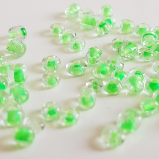 Rokajl s průtahem NEON, 3mm, zelená světlá, 50g