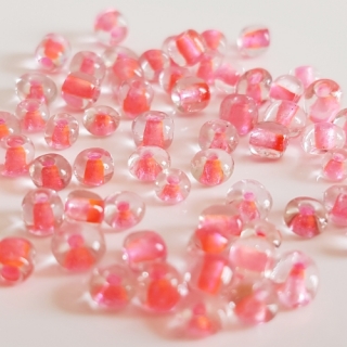 Rokajl s průtahem NEON, 3mm, růžová korálová, 50g