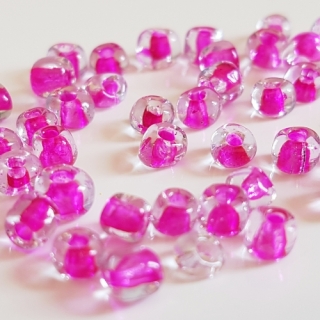 Rokajl s průtahem NEON, 4mm, růžová malina, 50g