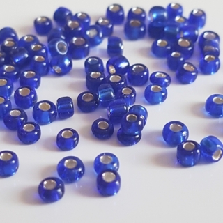 Rokajl s průtahem, 3mm, modrá námořnická, 50g