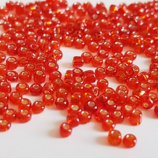 Rokajl s průtahem, 3mm, červená, 50g