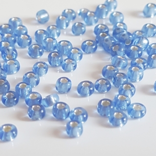 Rokajl s průtahem, 3mm, modrá safírová, 50g