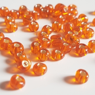 Rokajl s průtahem, 4mm, oranžová, 50g