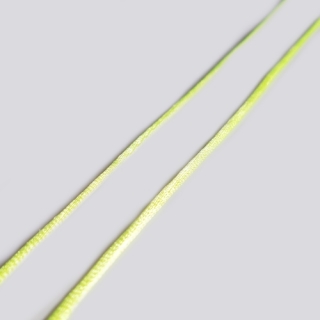 Šňůra saténová, 2mm, žlutá neon, 5m