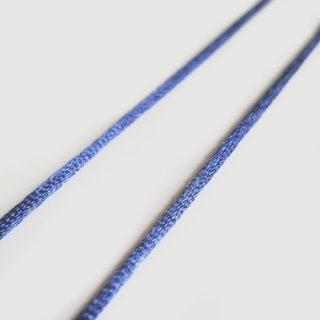 Šňůra saténová, 2mm, modrá královská, 5m