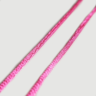 Šňůra saténová, 2mm, růžová ostrá, 5m