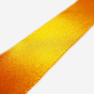 Stuha atlasová, 25mm, oranžová, 1m
