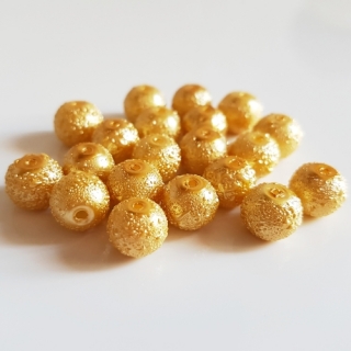 Zigana, 8mm, žlutá neapolská, 20ks