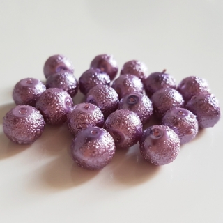 Zigana, 8mm, fialová světlá, 20ks