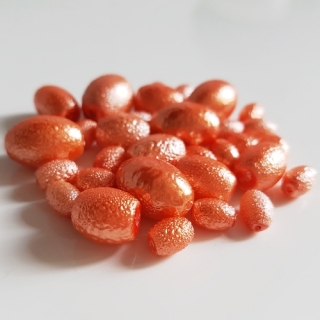 Zigana oválky, 5-15mm, oranžová, 25g