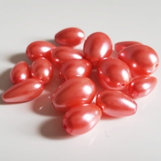 Voskované kapky, MIX, červená světlá, 50g