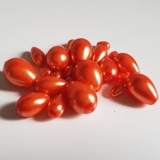 Voskované kapky, MIX, oranžová výrazná, 50g