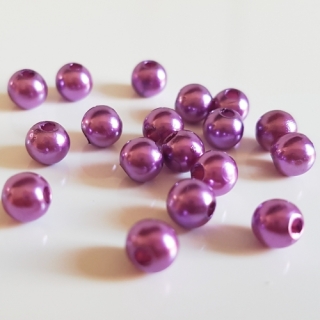 Voskovky, 4mm, fialová světlá, 100ks
