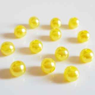Voskovky, 6mm, žlutá narcisová, 100ks