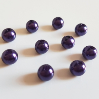 Voskovky, 6mm, fialová tmavá, 100ks