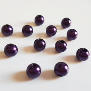 Voskovky, 6mm, fialová temná, 100ks