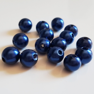 Voskovky, 8mm, modrá královská, 20ks