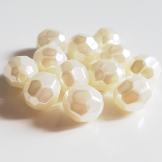 Voskované ohňovky, 10mm, perlová, 10ks