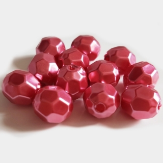 Voskované ohňovky, 10mm, červená světlá, 10ks