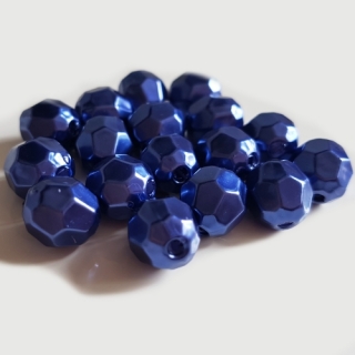Voskované ohňovky, 10mm, modrá královská, 10ks