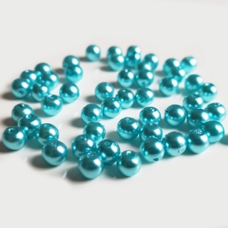 Voskovky, 5mm, tyrkysová, 100ks