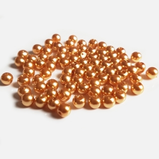 Voskovky, 5mm, zlatá střední, 100ks