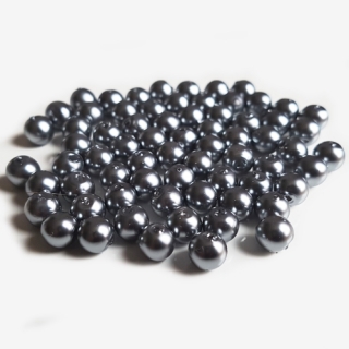 Voskovky, 6mm, hematit střední, 100ks