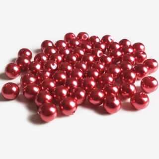 Voskovky, 6mm, červená bordó, 100ks