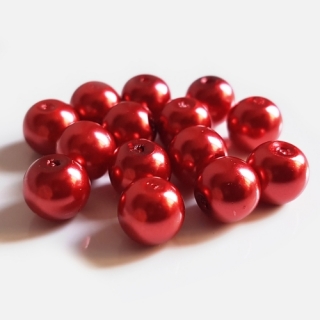 Voskovky GLANCE, 8mm, červená jahoda, 10ks