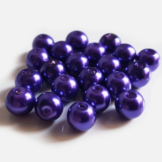Voskovky GLANCE, 8mm, fialová purpura, 10ks