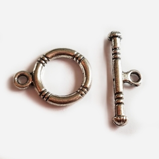 Zapínání americké, stříbrná, 12mm, 1ks