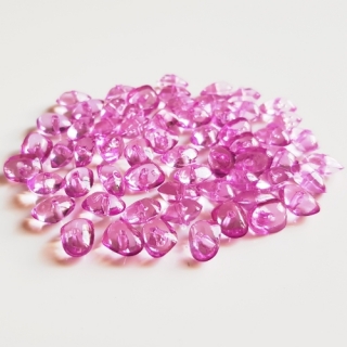 Plastový zlomek, 6x8mm, fialová, 10g