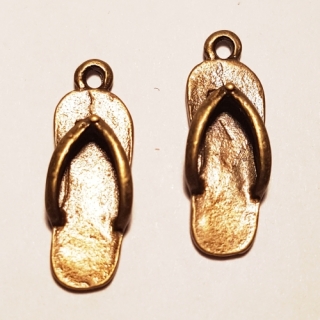 Přívěsek 7x20mm, žabka, 1ks