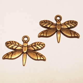 Přívěsek 15x20mm, vážka, 1ks