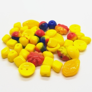 Korálky broušené CZ, 5-12mm, mix, 42ks
