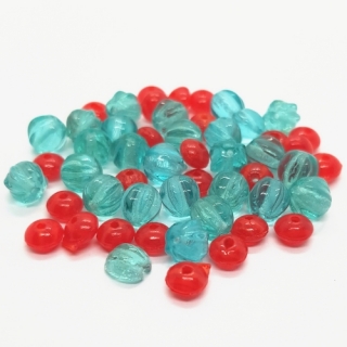 Korálky broušené CZ, 5-7mm, mix, 50ks