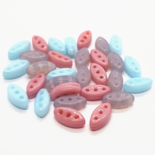 Korálky broušené CZ, 7mm, mix, 30ks