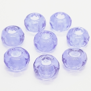 Korálky mačkané CZ, 12mm, modrá, 2ks