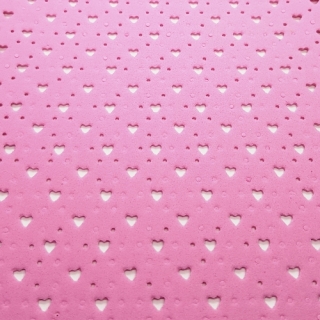Pěnová guma Moosgummi srdce, 20x30cm, růžová, 1ks