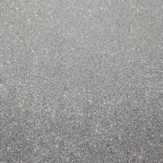 Pěnová guma Moosgummi glitry, 20x30cm, stříbrná, 1ks 