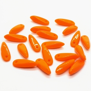 Jazýčky, 10x3mm, oranžová mrkev, 20ks