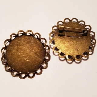 Lůžko 32mm, bronzová, 1ks