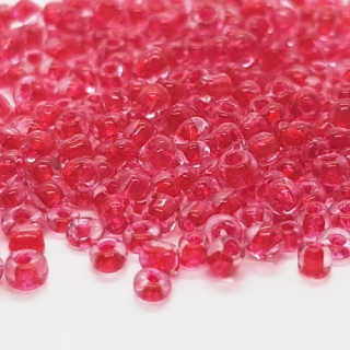 Rokajl, s průtahem NEON, červená jahoda, 2mm, 50g
