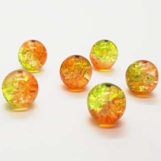 Praskané korálky, 10 mm (6ks)