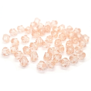 Lucerna, 6x6mm, růžová nejsvětlejší, 50ks