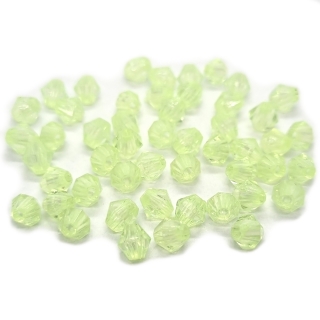 Lucerna, 6x6mm, zelená neon, 50ks