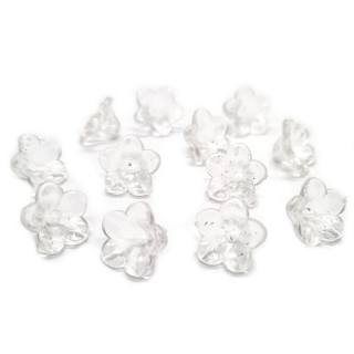 Zvonek, 12x7mm, transparent, 20ks
